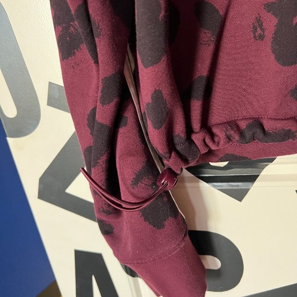 Adidas All Over Cheetah Print Half-Zip Sweater - Picture 8 of 8